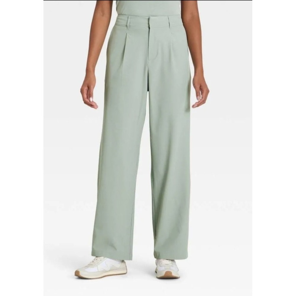 NEW All In Motion Women's Active Light High-Rise Woven Trouser Pants Size XS